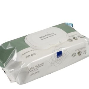 Șervețele umede neparfumate Șervețele umede a'80pcs 18x20cm